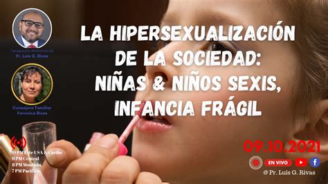 La hipersexualización de la sociedad Niñas niños sexis infancia