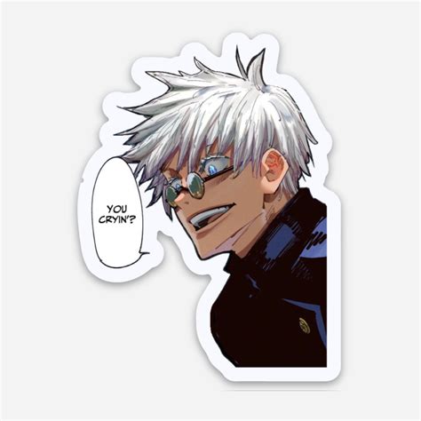 Magnet Satoru Gojo You Crying Jujutsu Kaisen Etsy