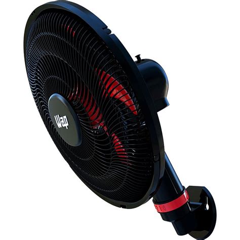 VENTILADOR 40 CM 5 PÁS WAP RAJADA TURBO W130 DE PAREDE VERMELHO 0 de 5