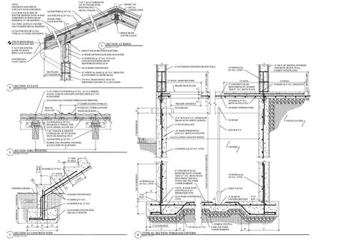 Architecture Section Drawings with Detailed Examples