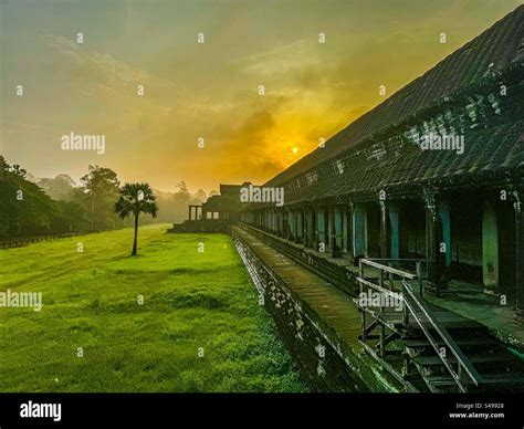 Temple sunrise Cambodia Stock Photo - Alamy