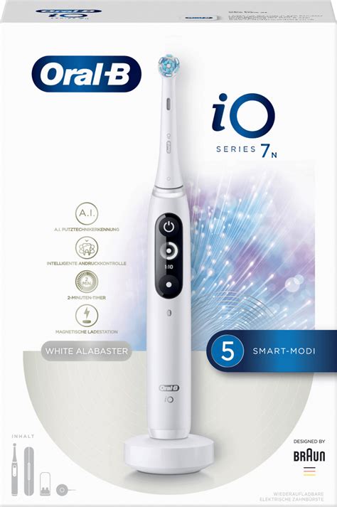 Oral B Elektrische Zahnbürste iO Series 7 White Alabaster 1 St