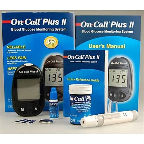 On Call Plus II Glucose Meter Hub Care Health