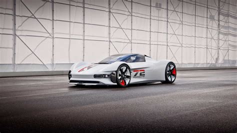 Porsche Vision Gran Turismo Racing Into Gt7 With Electric Power Car