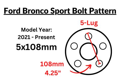 Ford Bronco Sport Bolt Pattern Car Truck Guide