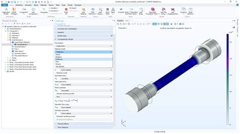 Nonlinear Structural Materials Module Updates COMSOL 6 1 Release