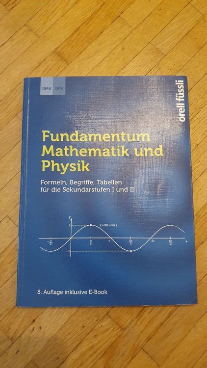 Fundamentum Mathematik Und Physik Kaufen Auf Ricardo