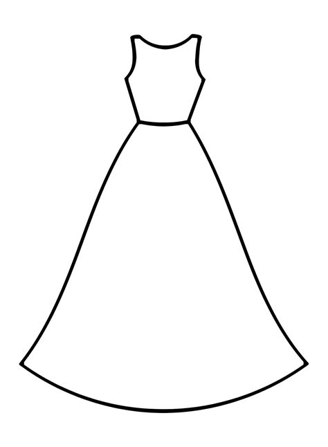 55 Wedding Dress Coloring Pages