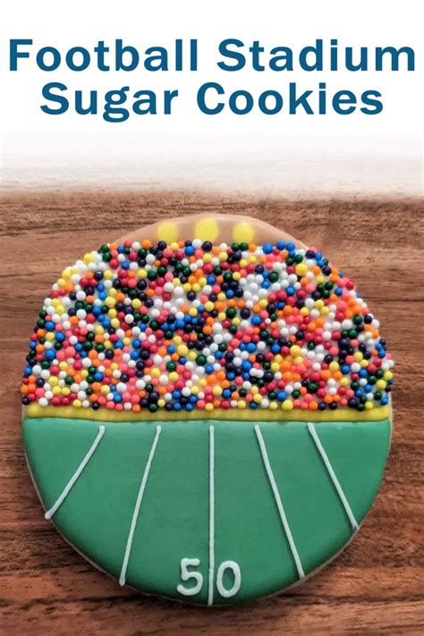 Football Stadium Sugar Cookies