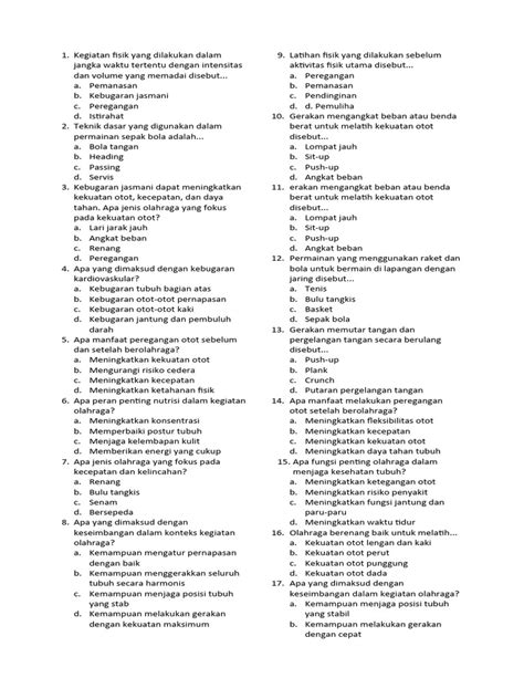 Soal Kelas 8 Smt 1 2023 Pdf