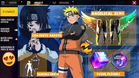 É AMANHÃ 1 CALÇA ANGELICAL GRÁTIS PARA TODOS PARCERIA NARUTO CUBO