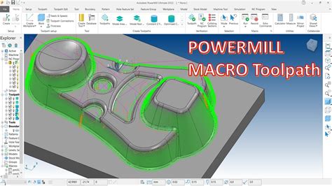 PowerMill 2022 Tutorial 103 How To Creater Macro Program Toolpath