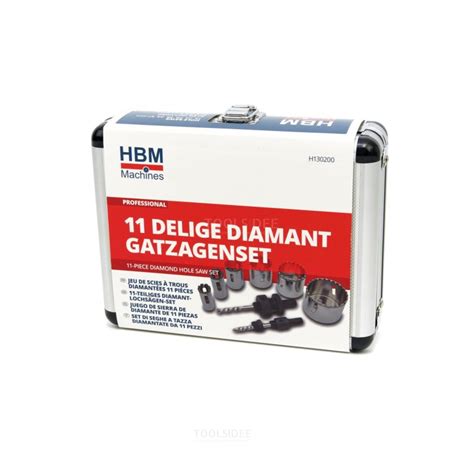 HBM 11 Delige Professionele Diamant Gatzagenset Toolsidee