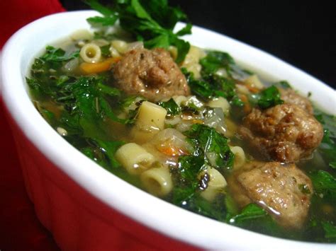 Authentic Italian Wedding Soup Recipe With A Lot Of Meat