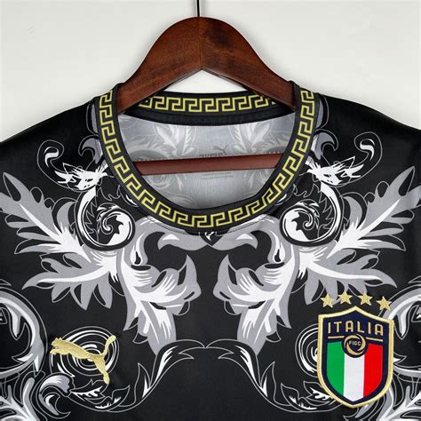 Italy Versace Concept Kit Black – Fan Version – The Football Heritage