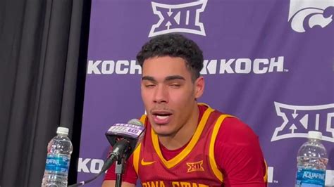 Iowa States Tamin Lipsey Talks About Kansas State Loss Yahoo Sports