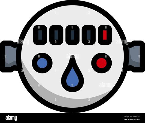 Water Meter Icon Stock Vector Image Art Alamy