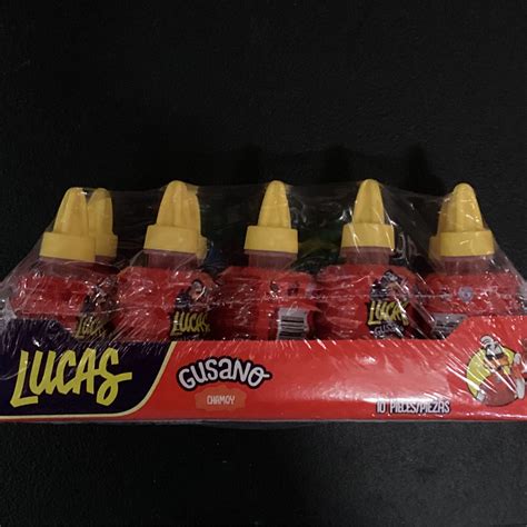 Lucas Gusano Chamoy 10pc Dulces Clara