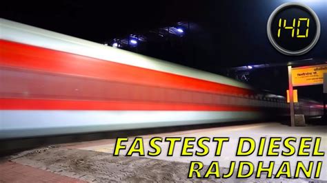 Indias Fastest Diesel Rajdhani Trains Trivandrum And Goa Rajdhani At