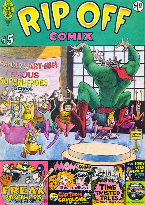 Rip Off Comix By Gilbert Shelton Underground Comics Underground