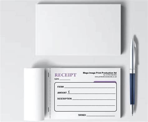 Ncr Receipt Pad Duplicate A Printed Invoice Books