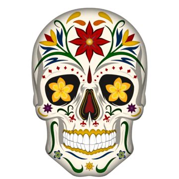 Dia De Muertos Background Day Of The Dead Skull Festival PNG And