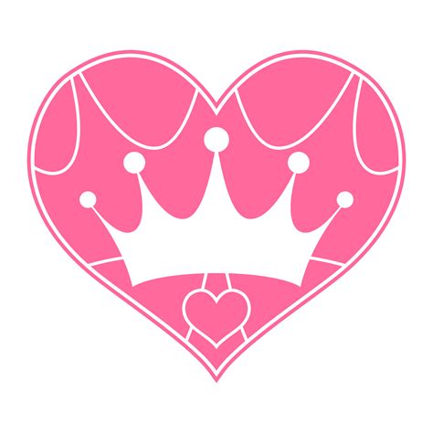 Free 91 Heart Princess Crown Svg Svg Png Eps Dxf File