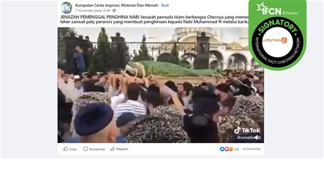 Cek Fakta Benarkah Ini Video Pemakaman Pemenggal Guru Di Prancis