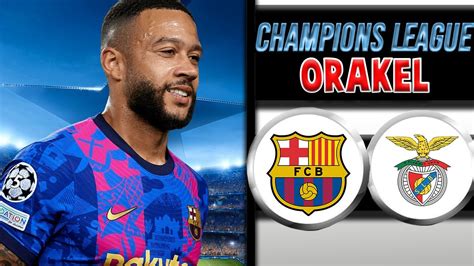 Barcelona Vs Benfica Packsunited Champions League Orakel