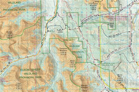 Kananaskis Country Maps