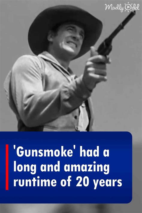 'Gunsmoke' had a long and amazing runtime of 20 years | Gunsmoke, Old ...