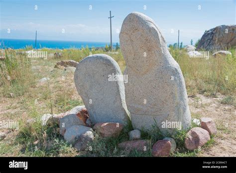 Cholpon Ata Kyrgyzstan Petroglyph Open Air Museum A Famous Historic