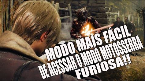 Resident Evil 4 REMAKE Como Acessar O Modo Motosserra Furiosa