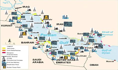 Prominent ecological areas within the Persian Gulf Region [67,69-72 ...