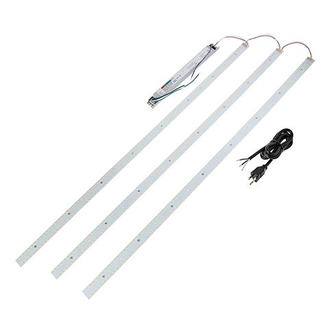 50W LED Magnetic Strip Kit - Three 4ft Pcs and LED Driver - 5600 Lumens ...