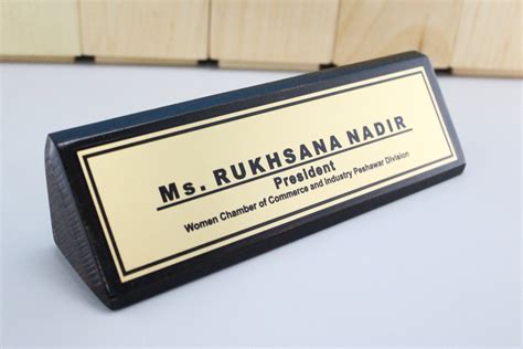 Pakistan | Executive Name Plate for Office Desk / Table | Online Store ...