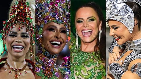 Carnaval 2024 Todas As Rainhas De Bateria Da Folia Do Rio E De São Paulo