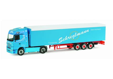 Herpa Mercedes Benz Actros Lh Schubboden Sattelzug Schreglmann