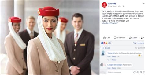 Emirates Cabin Crew Open Days Dubai Ofw