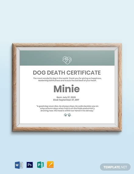 Service Dog Certificate Template (5) - PROFESSIONAL TEMPLATES ...