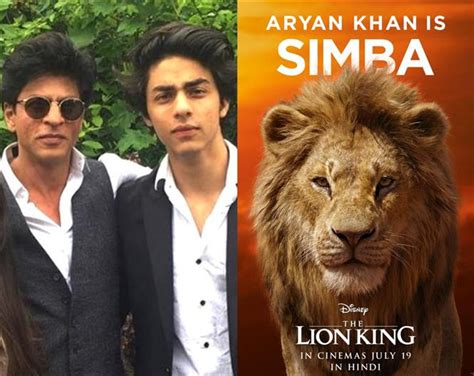 The Lion King Shah Rukh Khan Son Aryan Khan Voice Over For Mufasa