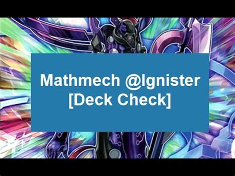 Mathmech Ignister Deck Check YouTube