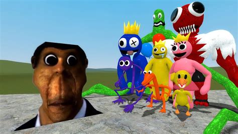 Obunga Vs Roblox Rainbow Friends In Garrys Mod Youtube