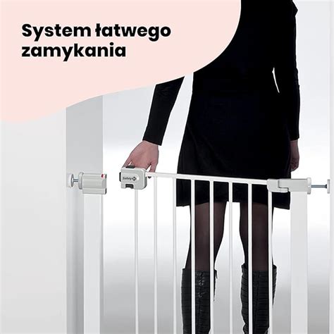 Safety 1st Łatwe zamykanie wysuwana bramka bezpieczeństwa montaż