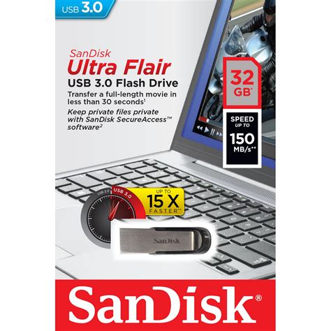 Original SanDisk Ultra Flair 32GB USB 3 0 Flash Drive SDCZ73 032G G46