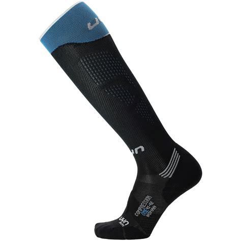 UYN Chaussettes De Compression Femme Run One Noir Turquoise BIKE24