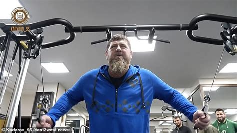 Putin Warlord Ramzan Kadyrov Goes To Gym And Addresses Commanders To