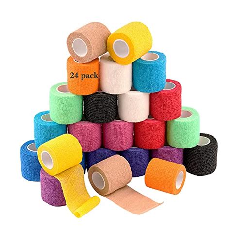 Pack Self Adherent Cohesive Wrap Bandages Inches X Yards First