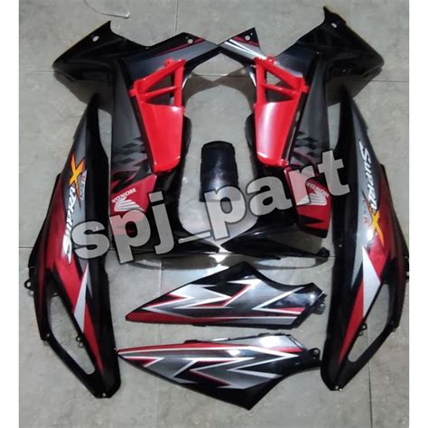 Jual Cover Body Belakang Dan Sayap Depan Dan Tutup Bok Aki Supra X