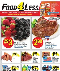 Food 4 Less Weekly Ad January 22 - January 28, 2025